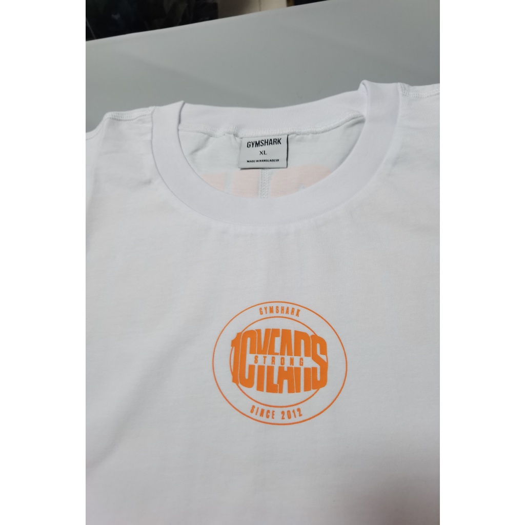 Gym Shark gs10 Áo Thun cotton Tay Ngắn Dáng Rộng Thoải Mái Phong Cách Thể Thao Cho Nam Và Nữ