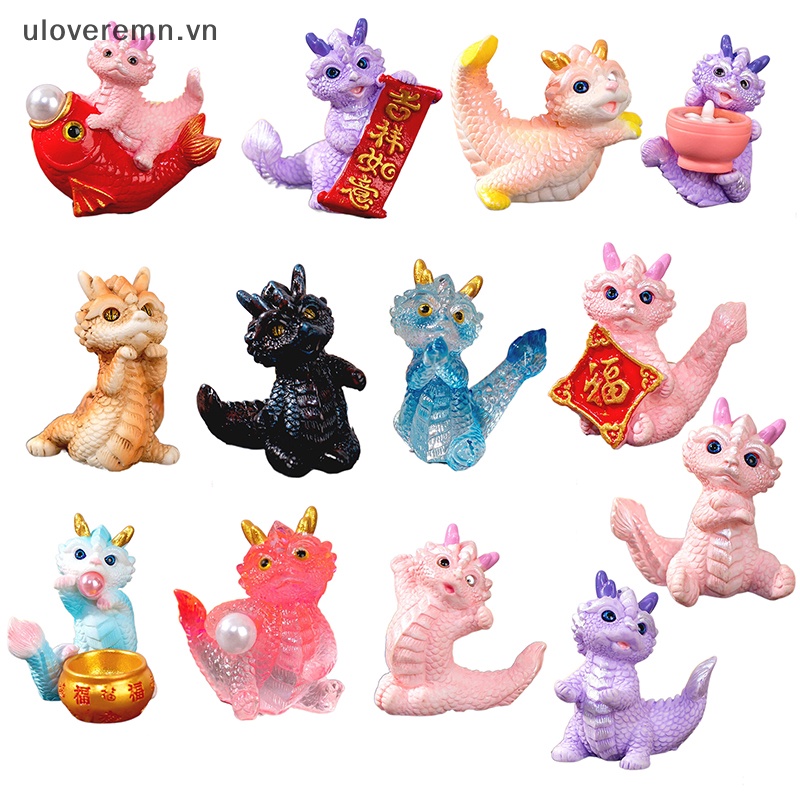 Uloveremn Tượng Rồng mini Dễ Thương Trang Trí Năm 2023