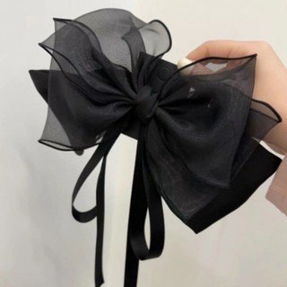Lucy - kẹp tóc vải phối voan phụ kiện tóc nữ .