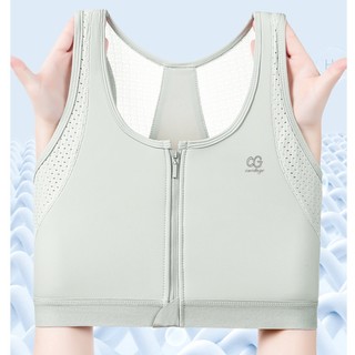 Áo Lót corset Thể Thao Định Hình Ngực Phẳng Có Dây Kéo Ngắn tomboy