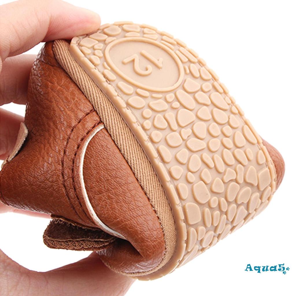 Aqua-giày Da pu Đế Mềm Cho Bé Tập Đi