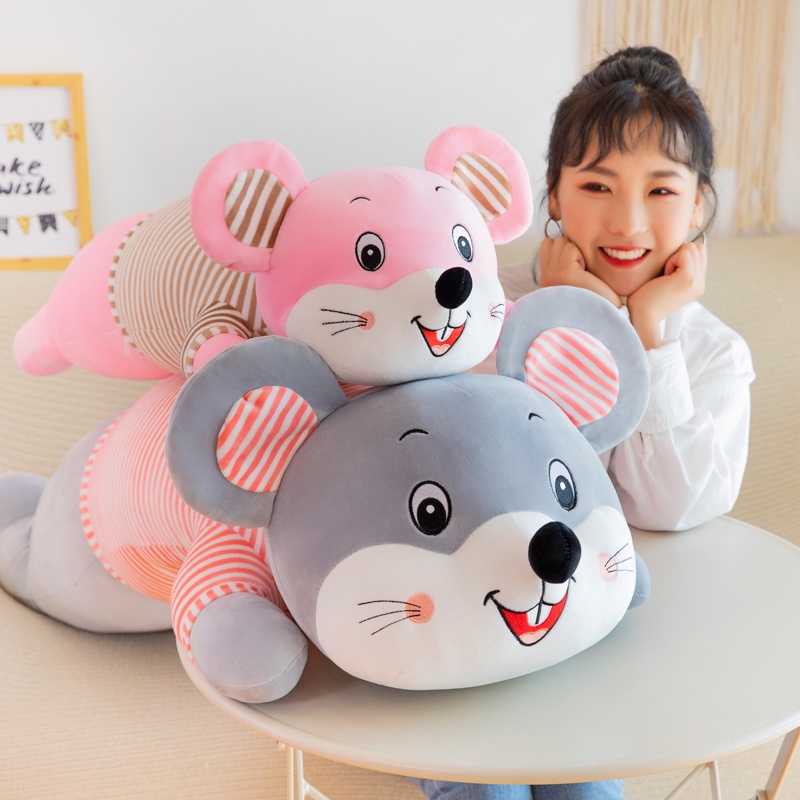 Gối Ôm Nhồi Bông Hình Chuột Rbgdoll Dễ Thương