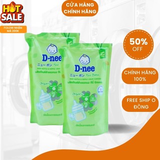 Nước xúc bình sữa Dnee, rửa bình nước Dnee dạng túi 550ml hàng THÁI ..