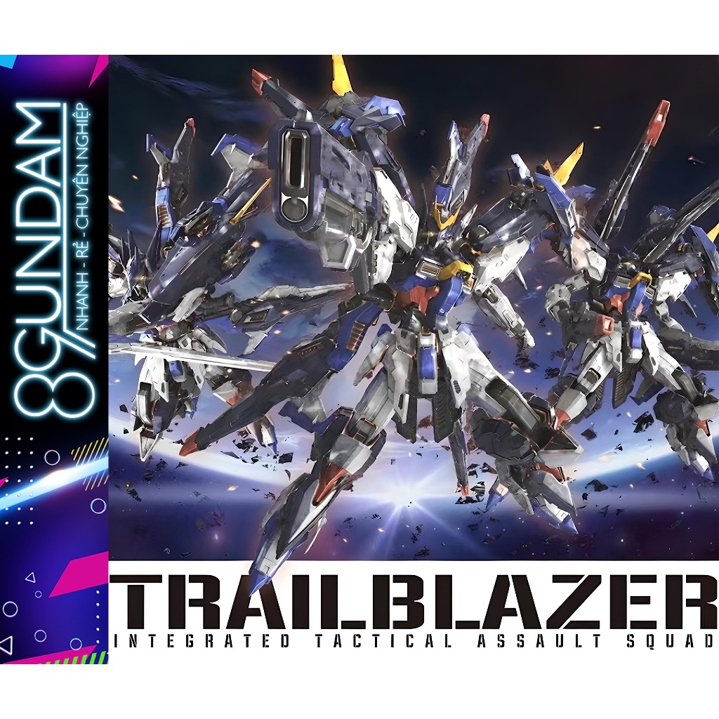 Mô Hình Lắp Ráp MG 1/100 TRAILBLAZER Integrated Tactical Assault Squad Hàng mới