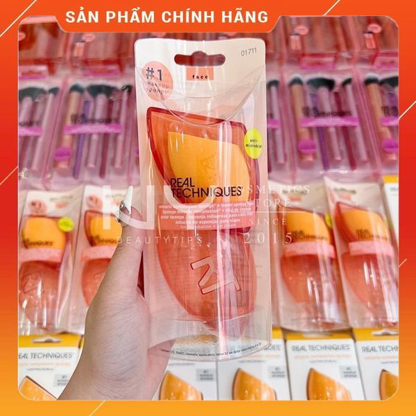 AUTH 100% BÔNG MÚT REAL TECHNIQUES mút lẻ, mút set, mút 4