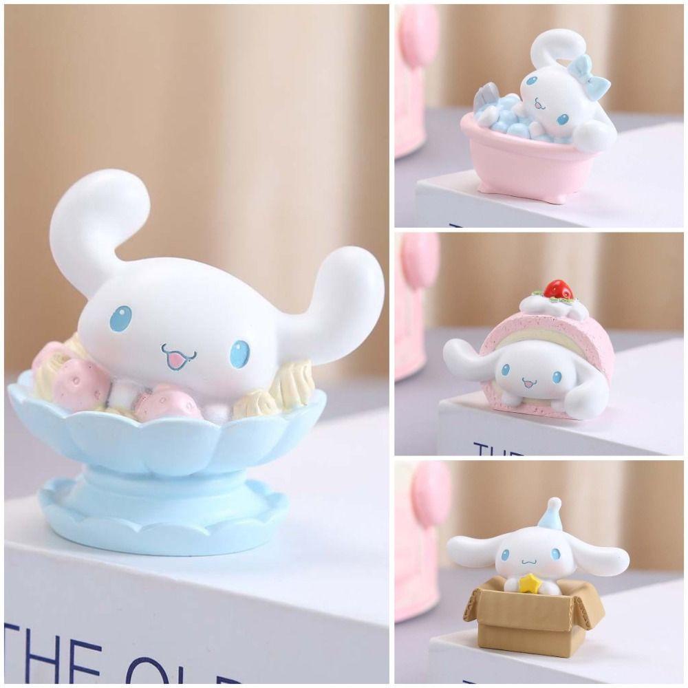 Mmluck cinnamoroll Đồ Chơi Mô Hình Nhân Vật anime cinnamoroll pvc Xung Quanh