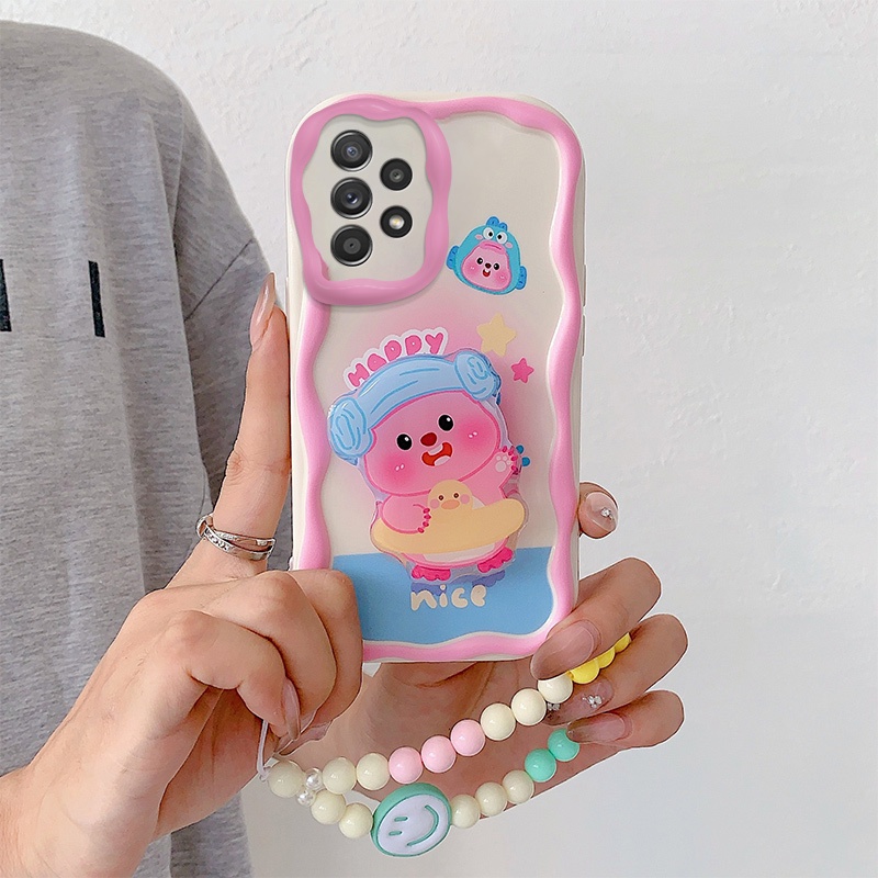 Ốp lưng samsung a23  Dễ Thương Ốp Điện Thoại Chống Sốc Hình Búp Bê Hoạt Hình 3d Thời Trang Cho samsung a23