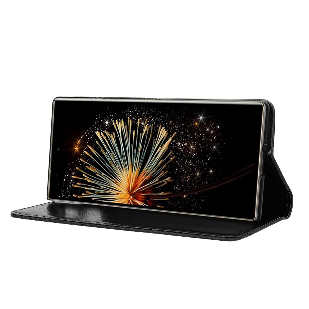 Bao Da Điện Thoại pu Nắp Gập Từ Tính Phong Cách vintage Cho xiaomi mix fold 3 fold3 5g Đứng