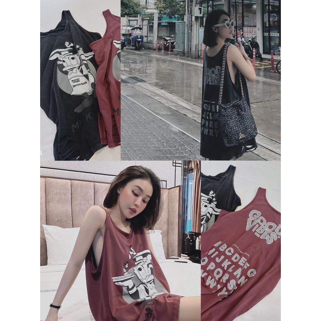 Áo ba lỗ do.nal mic.key in