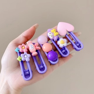 Set 5 Kẹp Tóc Mỏ Vịt Dễ Thương Cho Bé Gái
