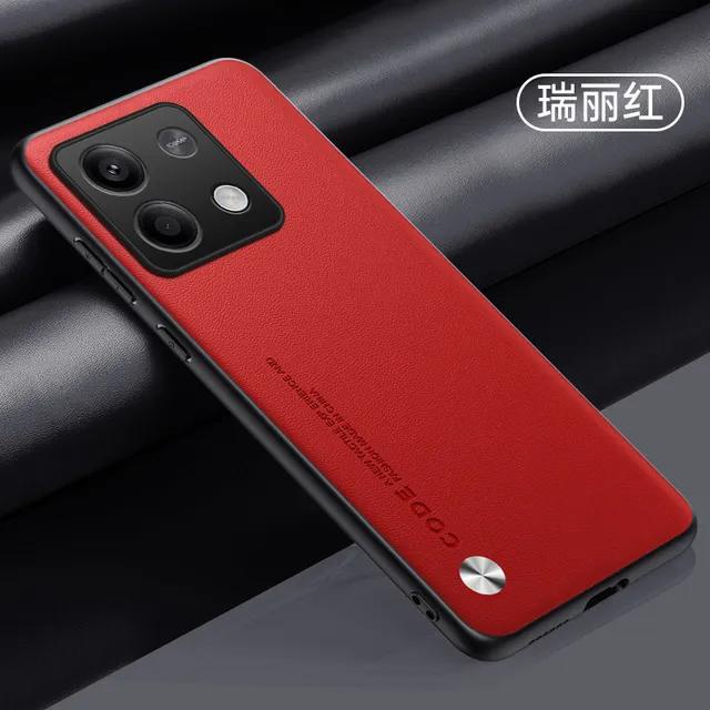 Ốp Điện Thoại Da pu Trơn Cho xiaomi redmi note 13 pro plus note13 pro note 13 pro +