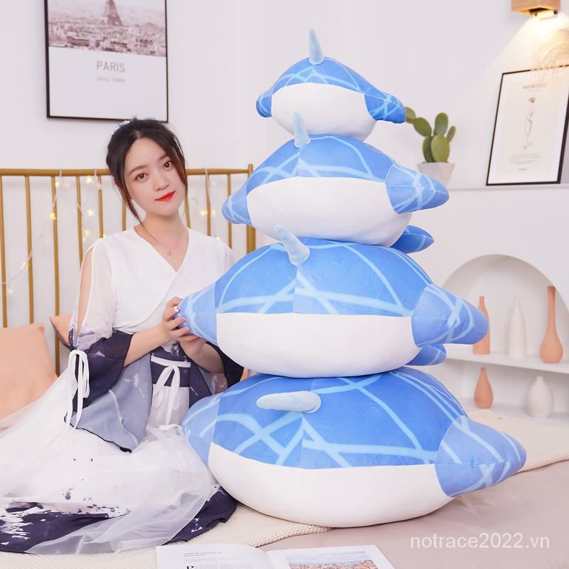★Genshin Impact★Cá Voi Nhồi Bông Mềm Mại Xinh Xắn