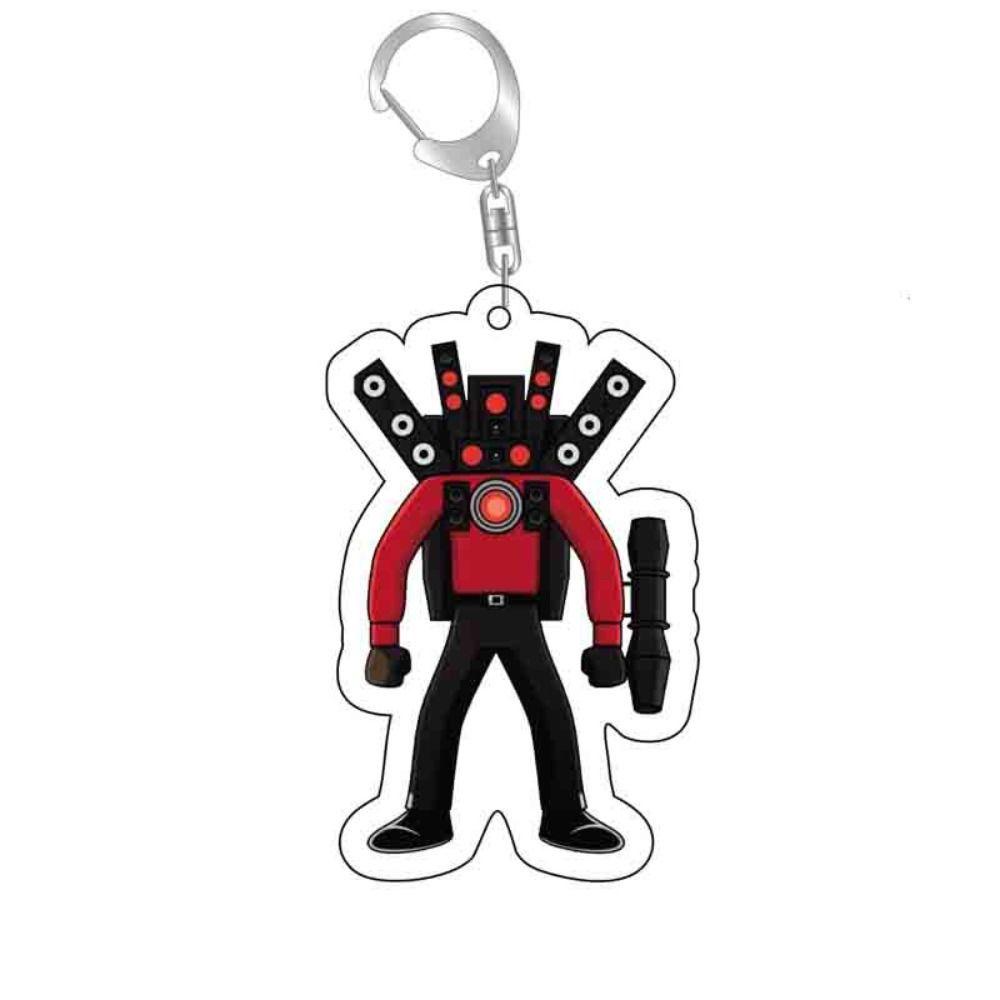 Móc Khóa toilet Hình Búp Bê Hoạt Hình skibidi bop skibidi man camara man