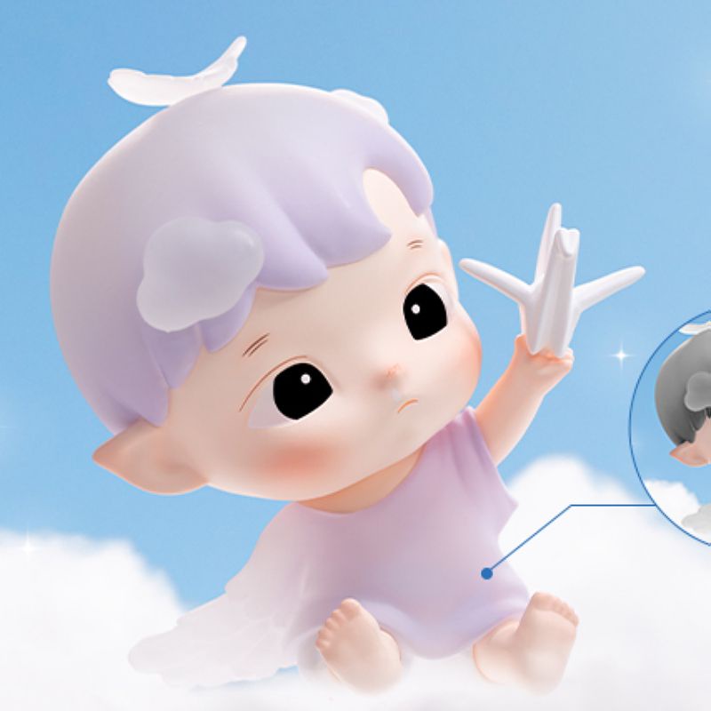 Đồ trang trí Búp Bê popmart Hacipu in my dream series Có Hộp Quà Tặng Trang Trí