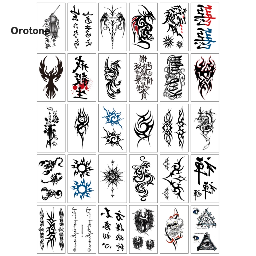 Bộ 30 Hình Xăm Dán Tạm Thời Hình Bướm Nhiều Màu Sắc Chống Nước Có Thể Tháo Gỡ