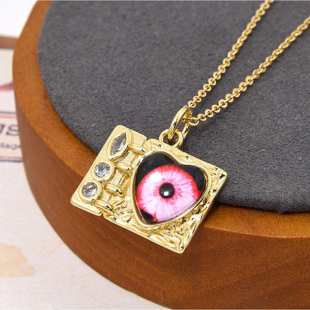 Dây Chuyền Mặt Hình Chữ Nhật Dát Đá zircon Phong Cách Mới Cho Nam Và Nữ