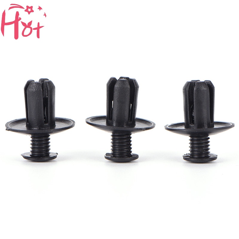 FENDER Set 50 Kẹp Nhựa Màu Đen 8mm Giữ Tấm Chắn Bùn Xe Hơi Vners vn