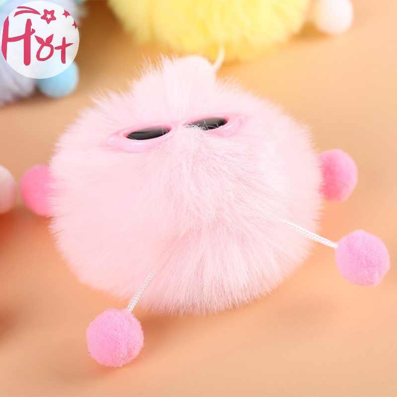 Jr Móc Khóa Búp Bê Nhồi Bông Nhỏ Nhiều Màu Sắc Sáng Tạo Kèm Móc Khóa Kim Loại vn