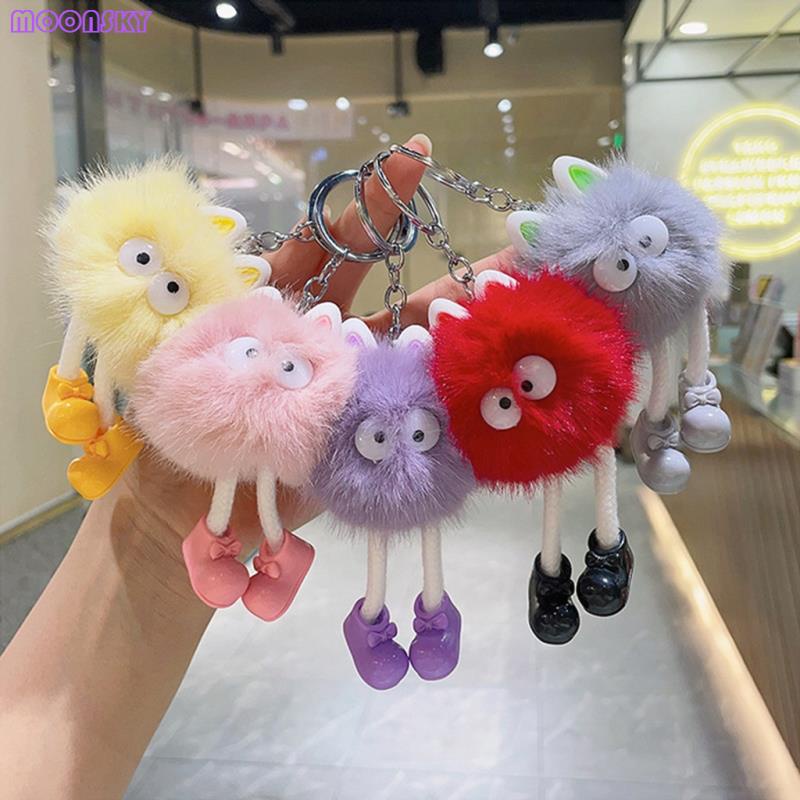 Móc Khóa Nhồi Bông Hình Thằn Lằn Đen Đáng Yêu