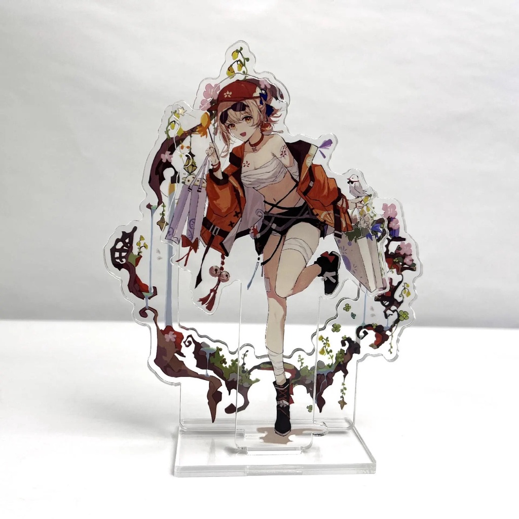Mô hình Standee Genshin Impact Nahida Yae Miko Standing Collection Hu Tao Phụ kiện trang trí để bàn góc học tập