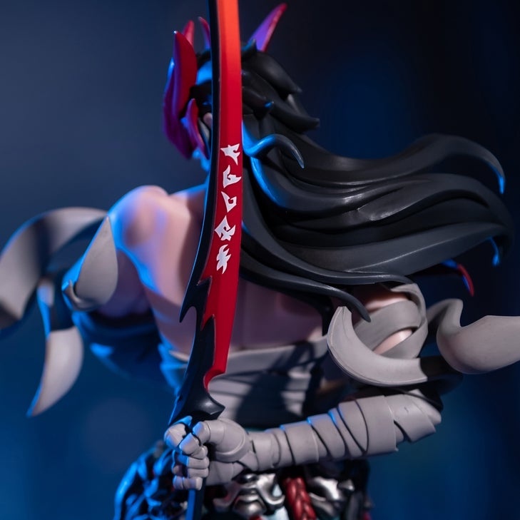Mô hình LoL Yone Unlocked Statue 28cm Chính hãng Riot Games - Figure LMHT Liên Minh Huyền Thoại Siêu mới