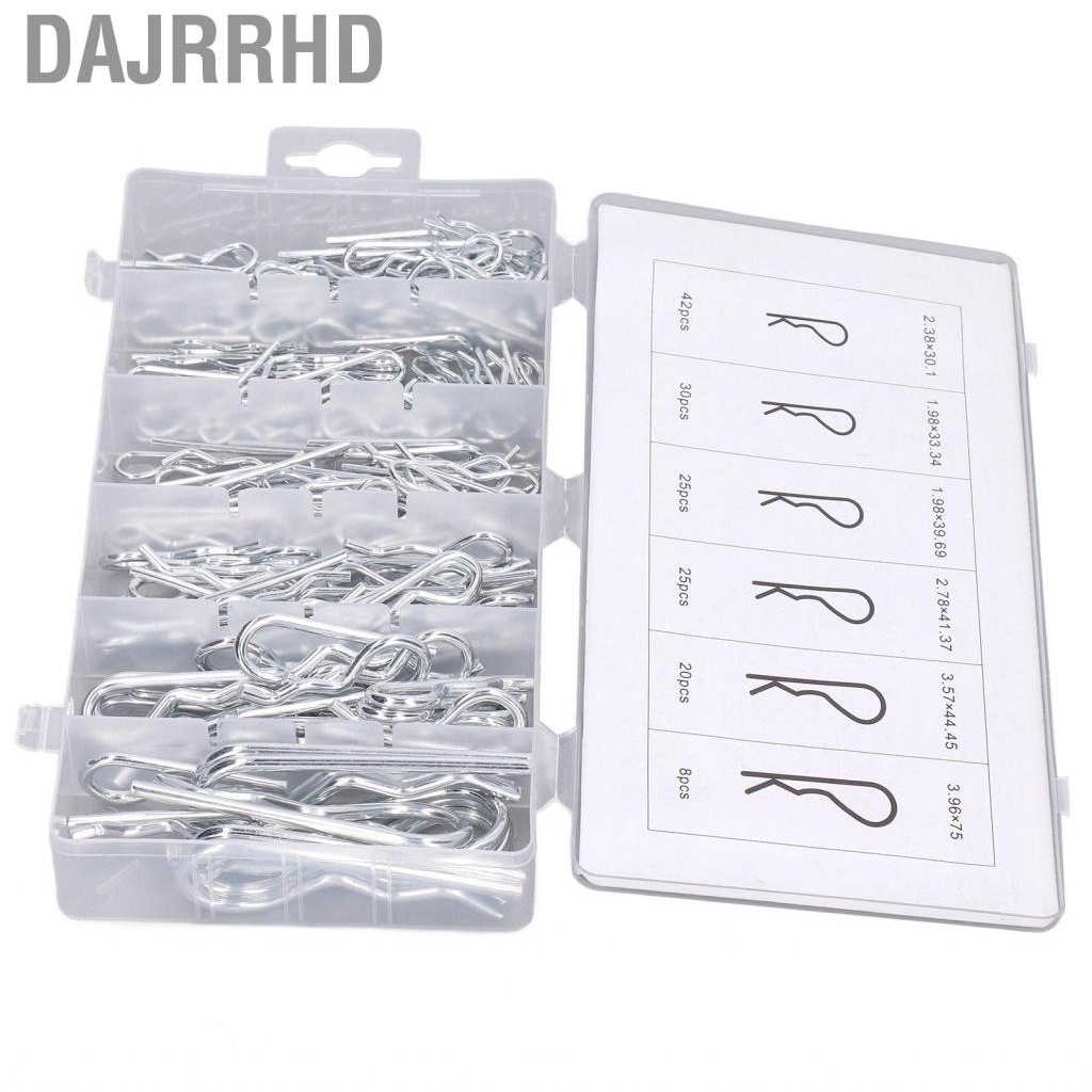 Dajrrhd 150PCS Spring Cotter Pin Assortment Set R Shaped Trailer Hitch Pins Fastener♡