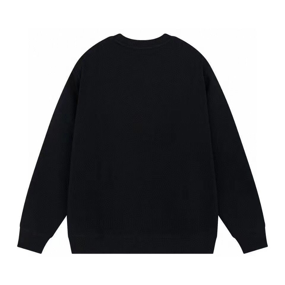 Hàng Có Sẵn Áo sweater Chui Đầu Cỡ Lớn Tay Dài In logo graffiti Hai Màu Thời Trang Thường Ngày Chất Lượng Cao + Thẻ Treo Cho Nam Và Nữ