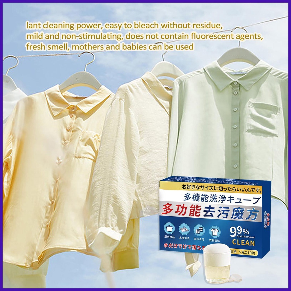 Set 10 Viên Sủi Vệ Sinh Máy Giặt Đa Năng