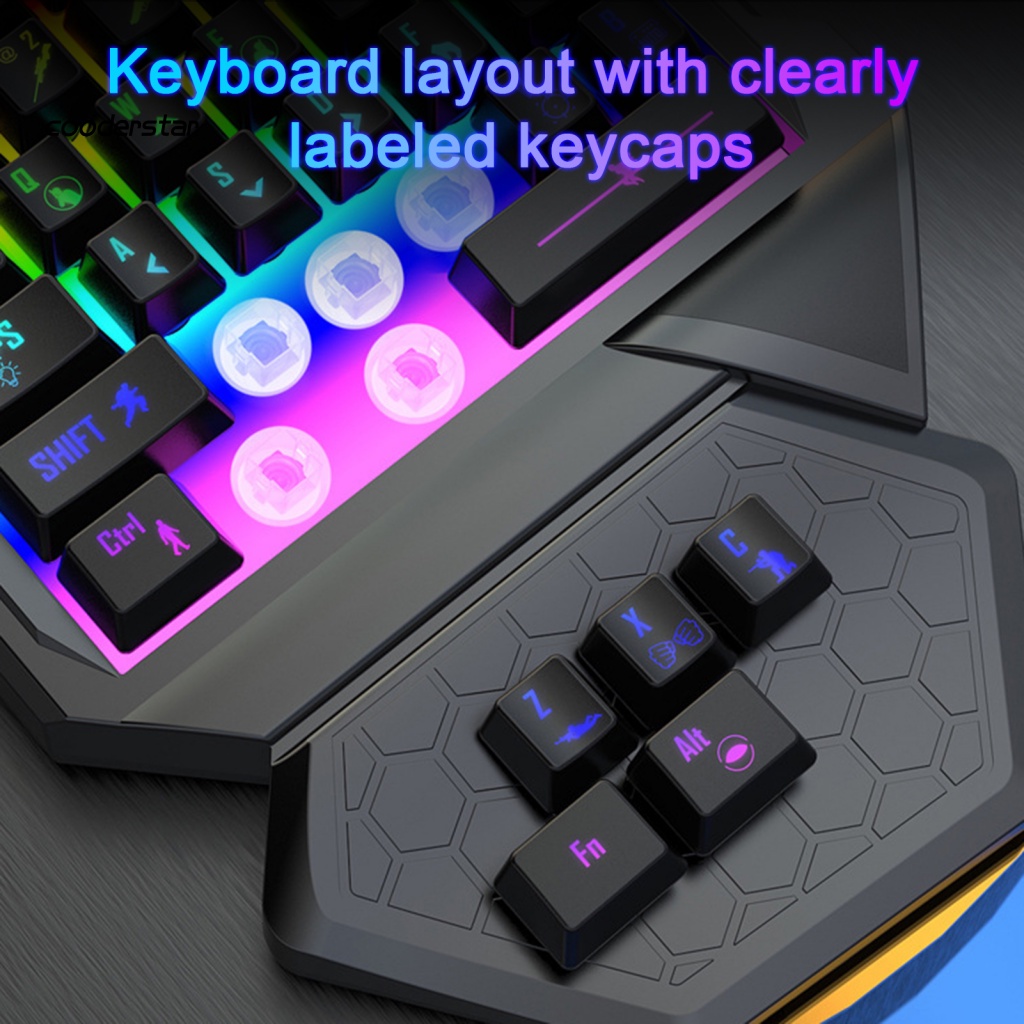 Bàn Phím mini rgb Có Đèn Nền Hỗ Trợ Chơi game Cho pc