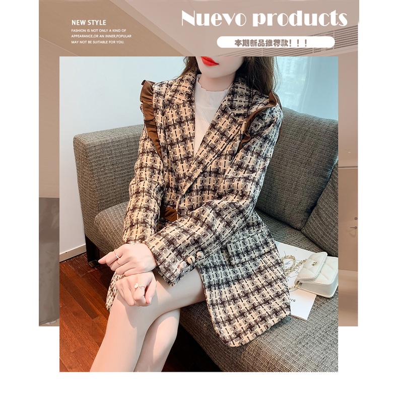 Áo Khoác Len Dáng Dài Thời Trang Thu Đông 2023 Phong Cách Mới Cho Nữ