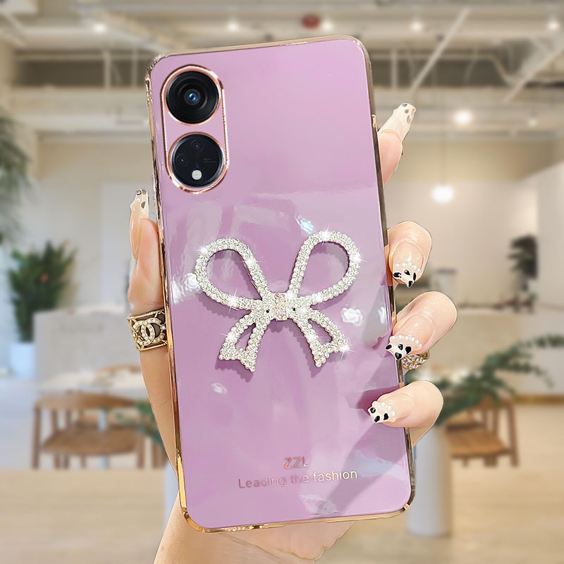 Điện Thoại Ốp Lưng Chống Sốc Hình Con Bướm 3d Cho oppo reno 8t 8 7 7z 8z 6z 6 5 4 5g