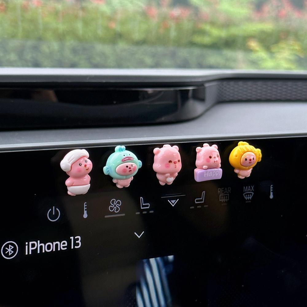 Loopy Miếng Dán Nhỏ Dễ Thương Sáng Tạo Trang Trí Bảng Điều Khiển Trung Tâm Xe Hơi