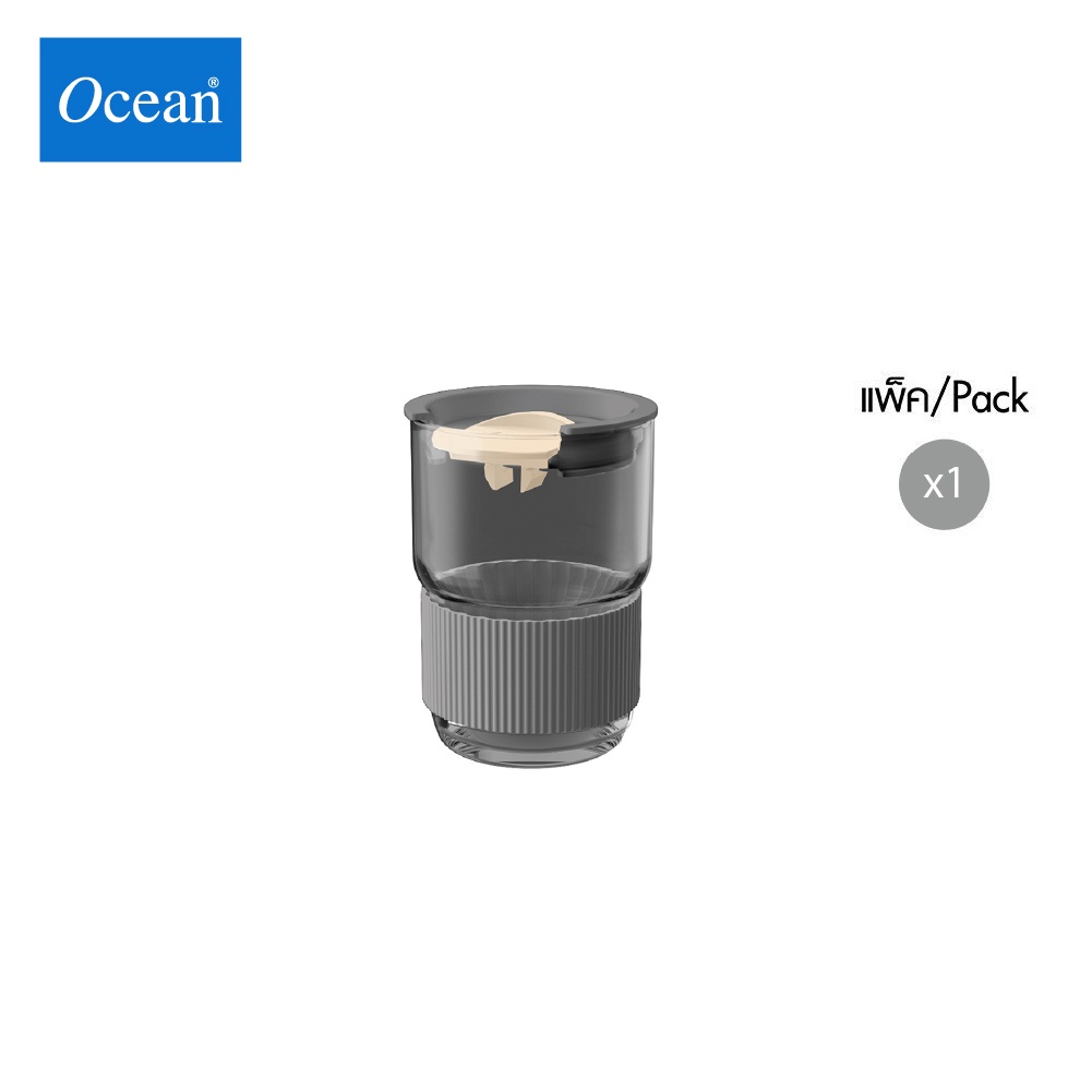 Ocean - ♈ ้ ❈ ้ 🍎 Coffee Lover Black Personal Glass 460 ml