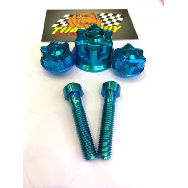 Ốc titan gr5 combo chảng ba sonic satria  tặng ô tô