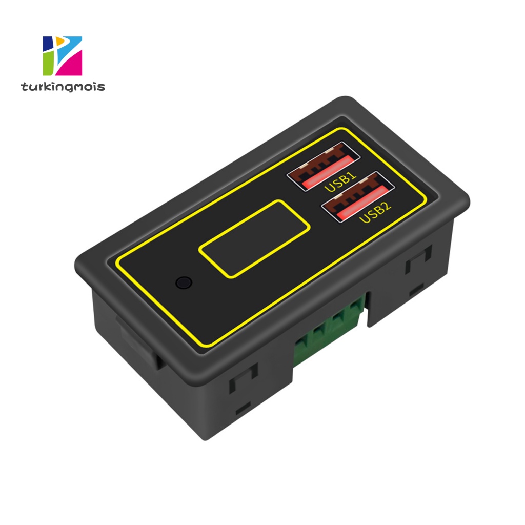 Ztur_dicator Điện Áp Chỉ Báo Pin Màn Hình lcd Với Cổng usb Cho Xe Hơi 12v / 24v