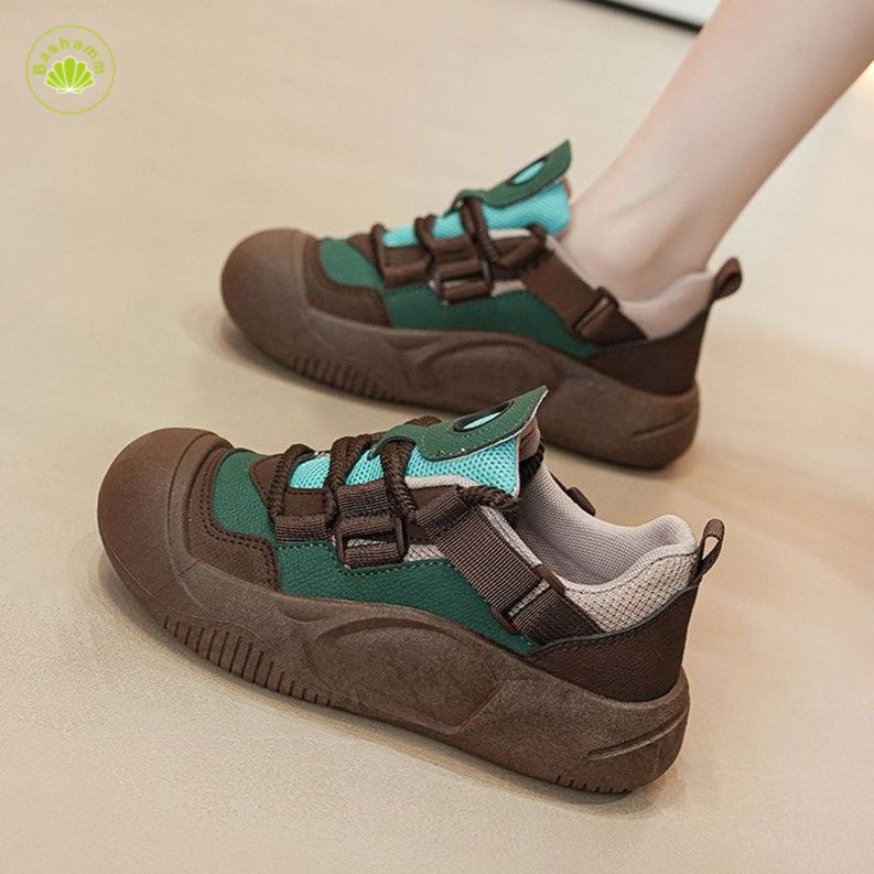 Bashamm Giày Thể Thao mary jane Đế Mềm Siêu Nhẹ Thời Trang Mùa Thu 2023 Cho Nữ
