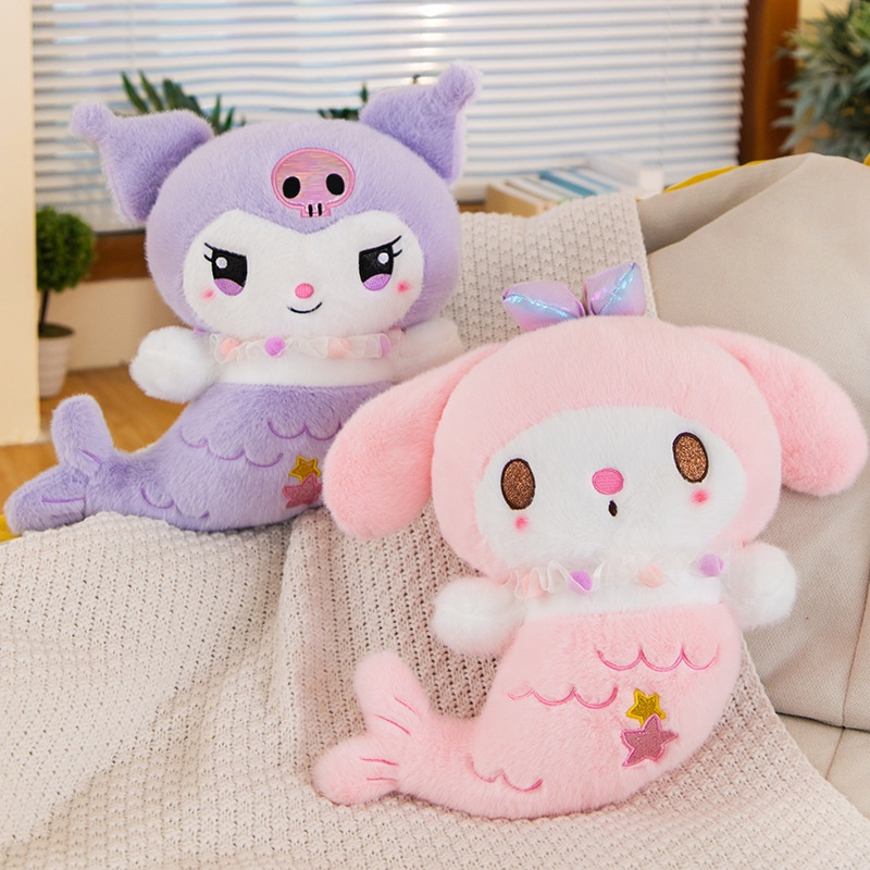 SANRIO Nàng Tiên Cá Nhồi Bông ere1 60cm Trang Trí Nhà Cửa