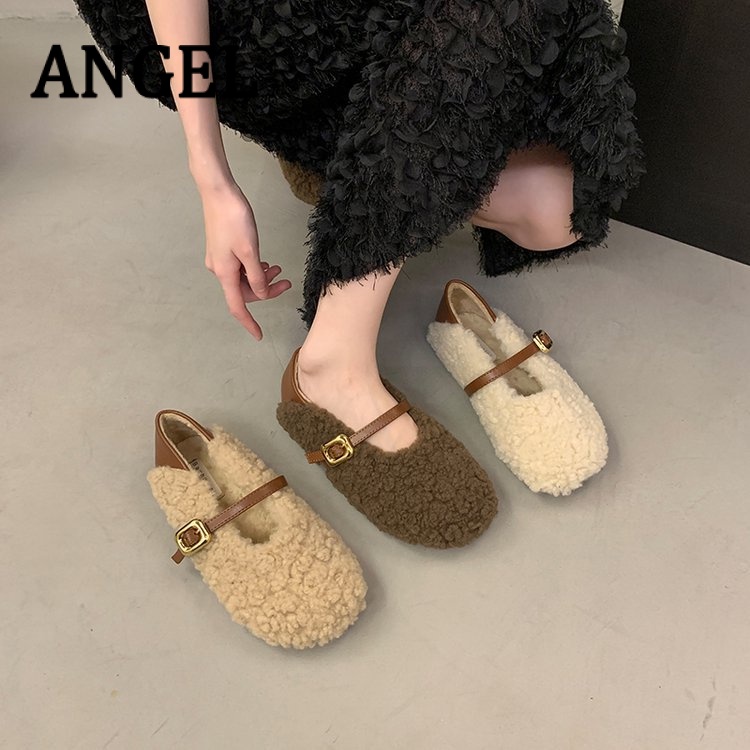 ANGEL  Dép sandal nữ Hở Ngón Đế Dày Thoáng khí Thanh lịch Đế êm Đa màu sắc FDL23A0Q1G 42Z231020