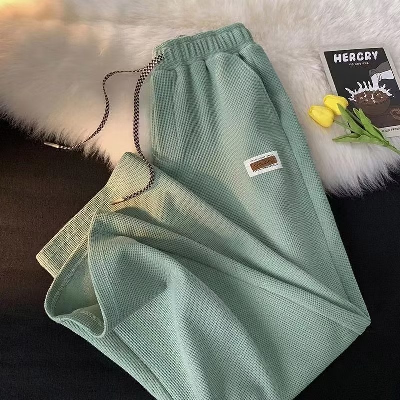 Quần Dài Dáng Suông Họa Tiết Kẻ Sọc Đơn Giản Hợp Thời Trang Cho Nam