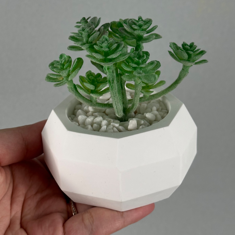 Khuôn silicone Làm Chậu Cây Trang Sức Ba Chiều