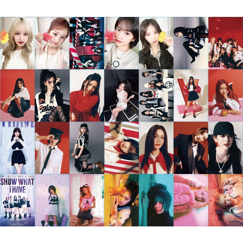 IVE Album  Photocard Lomo Card Postcard 55pcs/box