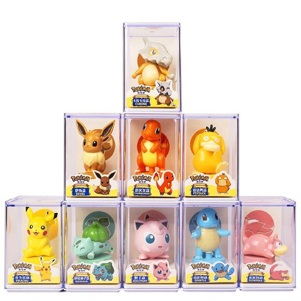 Mmluck pikachu Mô Hình Nhân Vật anime Syduck squirtle charmander bulbasaur Nghiêm Làm Đồ Chơi Trang Trí Xe Hơi