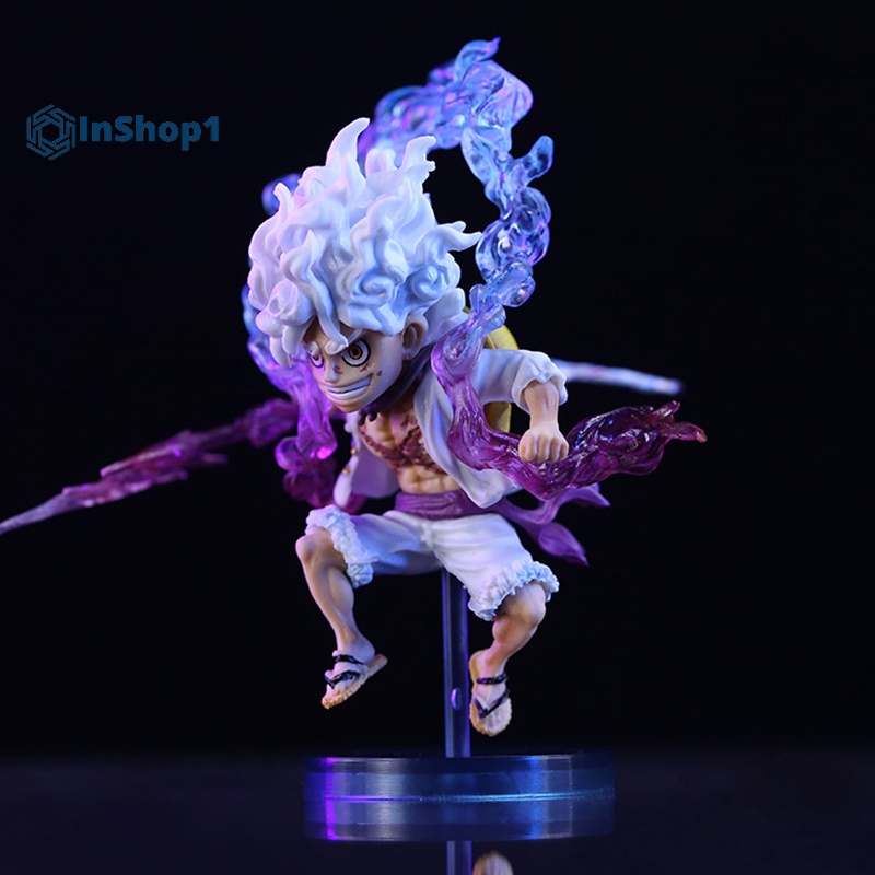 Mô Hình Đồ Chơi Nhân Vật luffy gear 5 10cm Trong Phim Hoạt Hình "one piece"