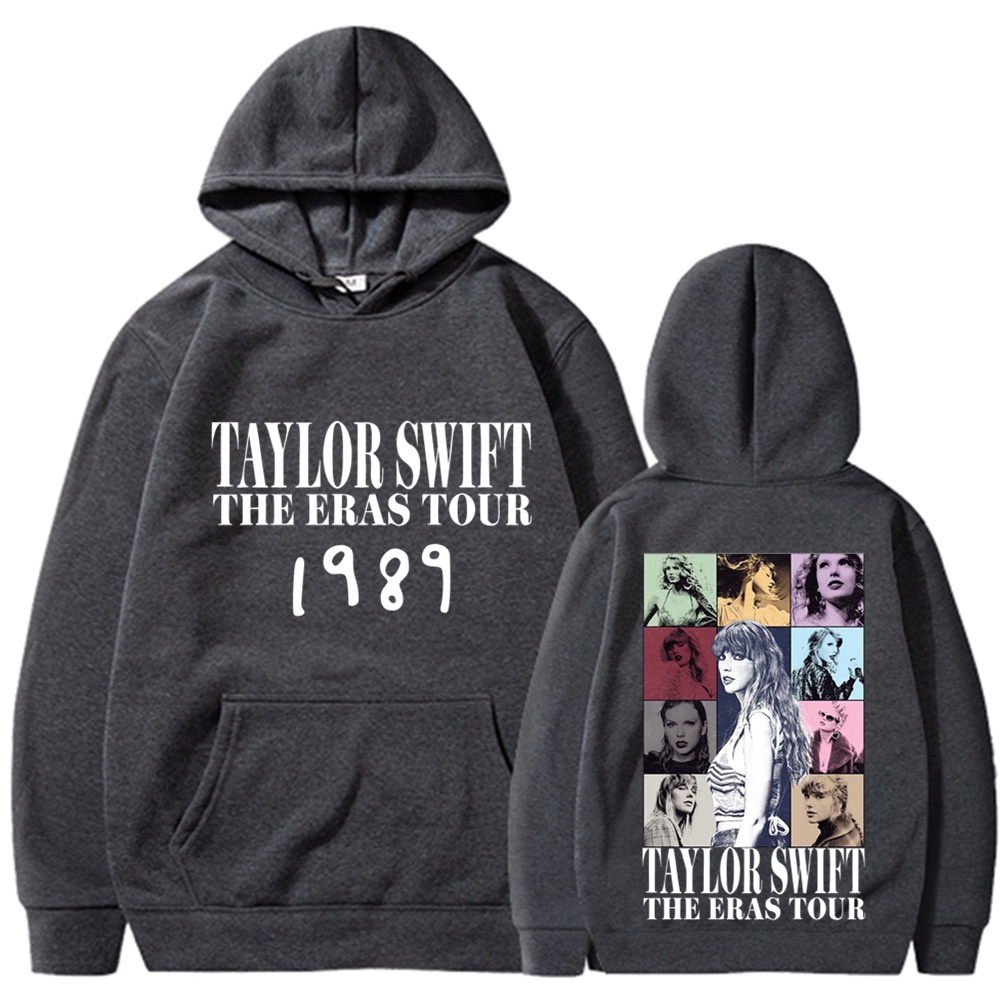 Áo hoodie Dáng Rộng In Chữ taylor swift 1989 Phong Cách Đường Phố harajuku Thời Trang Xuân Thu Cho Nam Và Nữ