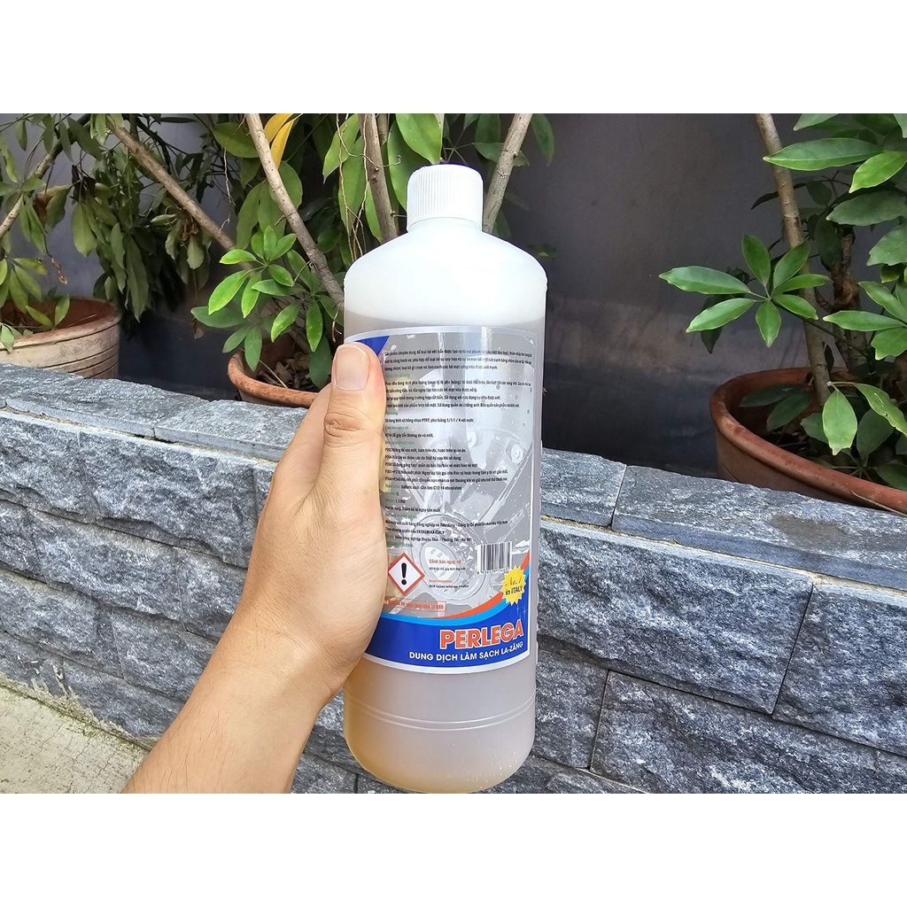 Nước Tẩy Vệ Sinh Ố Vành Lazang Xe Perlega Ekokemika 1L Tặng Bình Kháng Hóa Chất