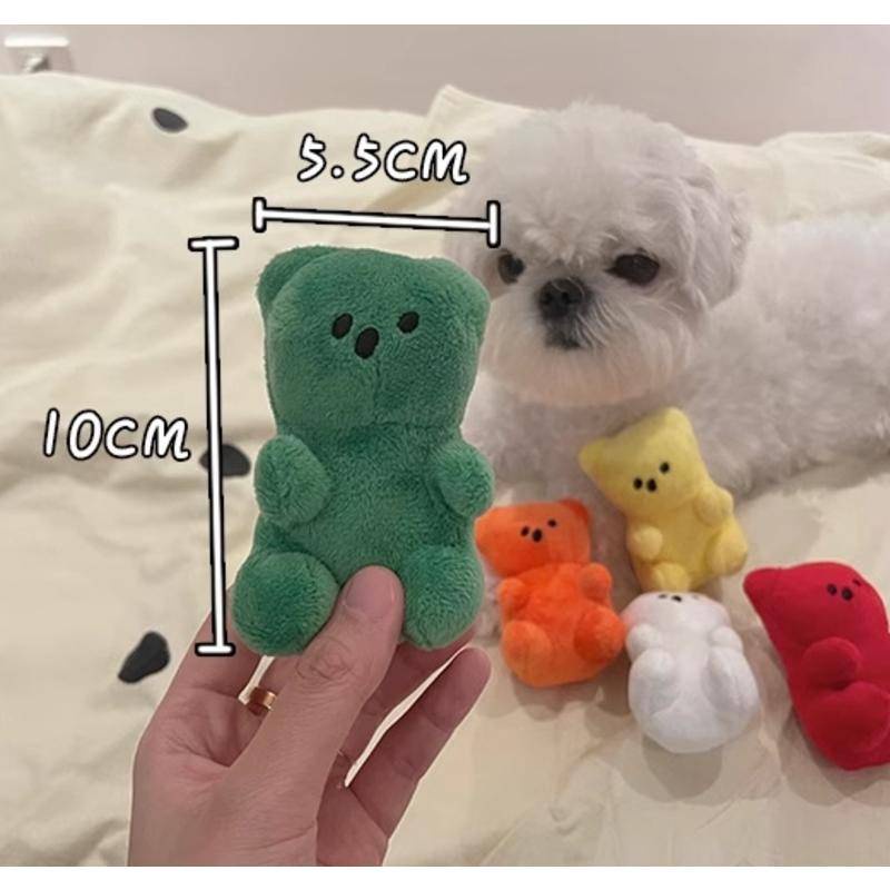Đồ Chơi Gặm Nhấm Răng Hình Gấu Giáng Sinh Cho Thú Cưng