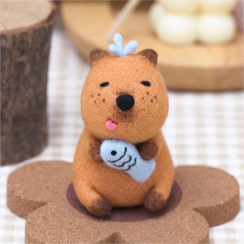 Mmluck capybara Thú Nhồi Bông Dễ Thương Làm Quà Sinh Nhật capybara carpi steak capybara