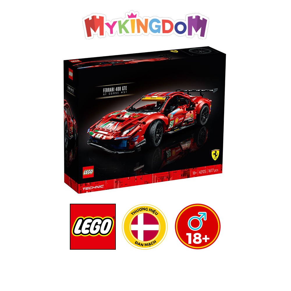 LEGO Technic Siêu Xe Ferrari 488 GTE 42125