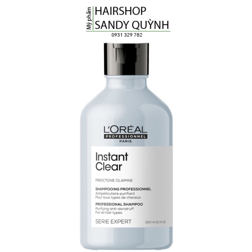 Dầu gội hạn chế gàu Zinc Pyrithione Instant Clear Shampoo L'oreal 300ml