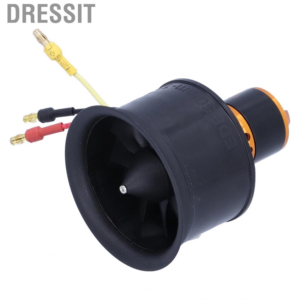 Dressit Motor with 12 Blades Ducted Fan  3‑4S High Temperature Resistance QX Brushless for RC Plane Helicopter